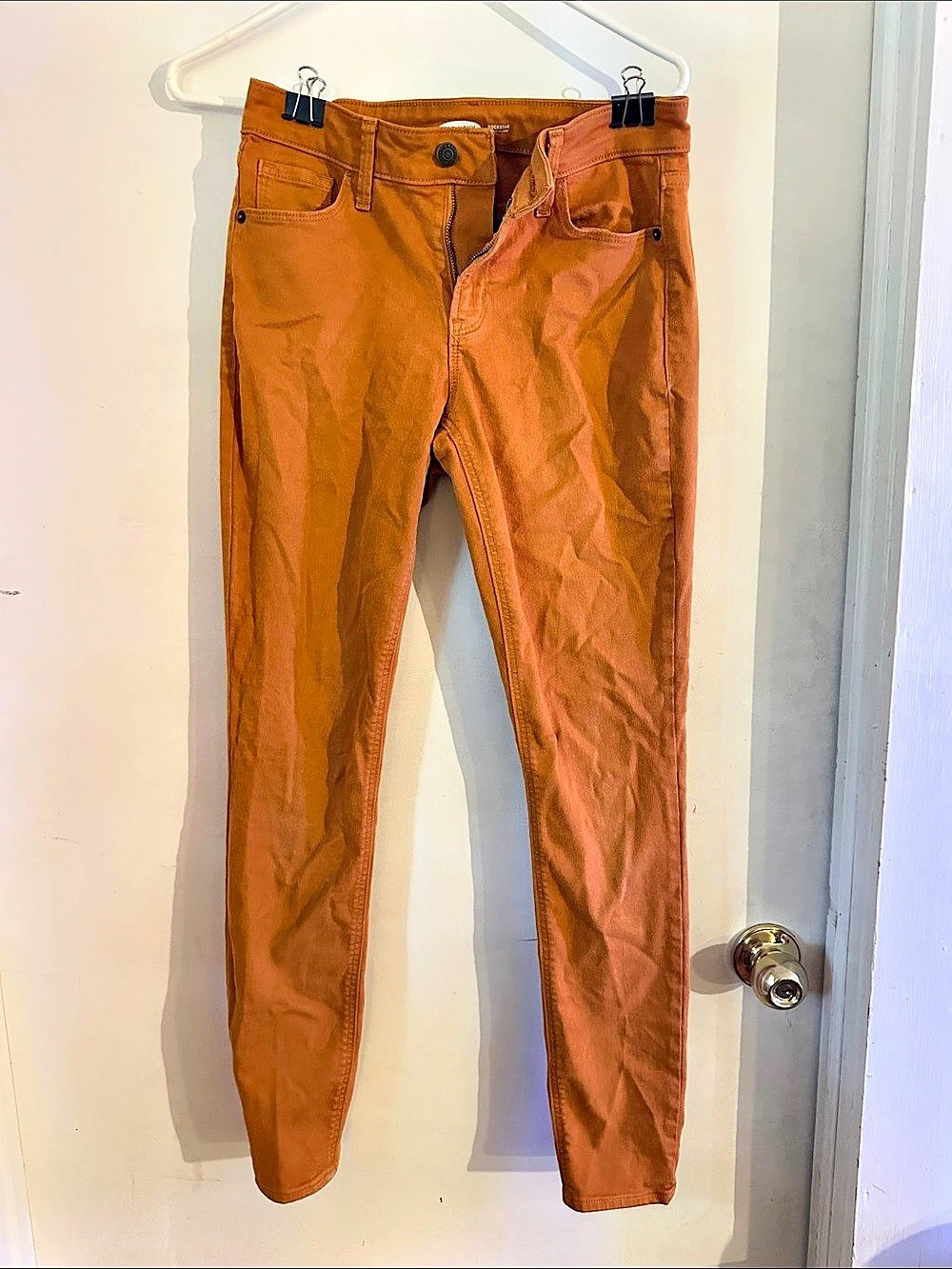 Old Navy Rockstar Super Skinny Jeans in Burnt orange